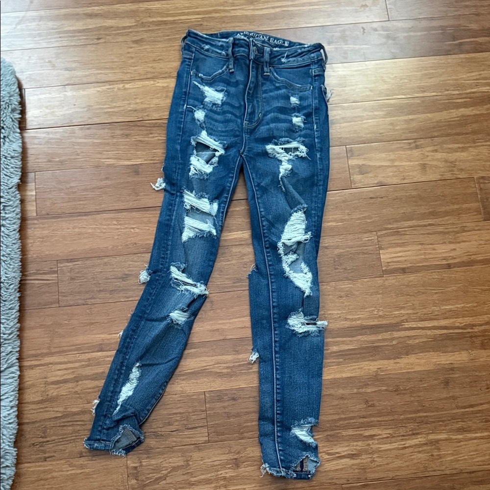 American Eagle super high rise jeggings